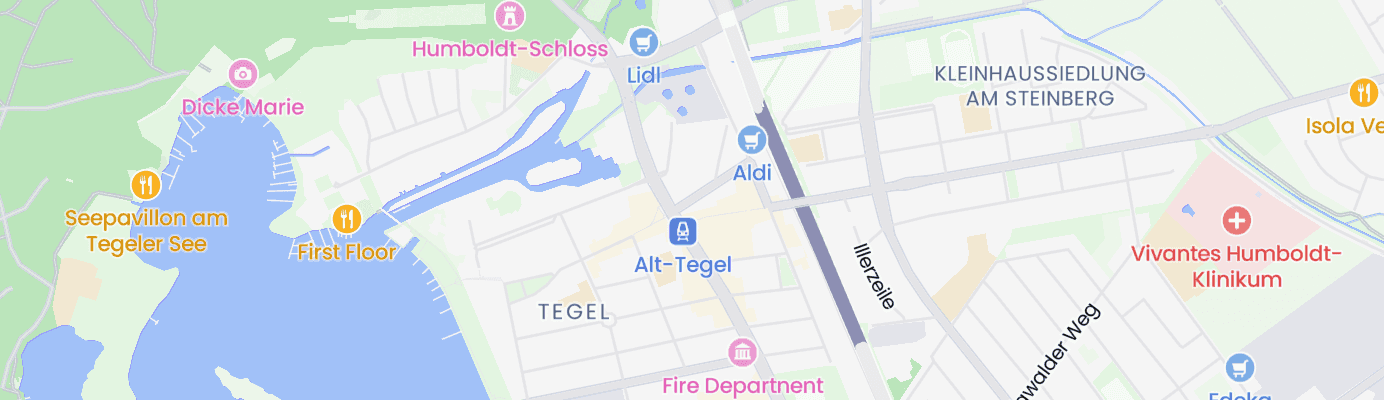 Karte mit dem ungefähren Standort