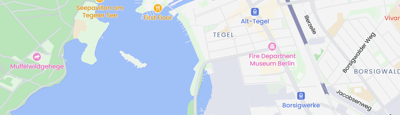 Karte mit dem ungefähren Standort