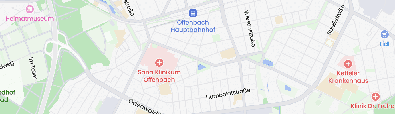 Karte mit dem ungefähren Standort
