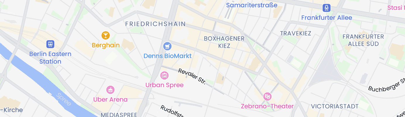 Karte mit dem ungefähren Standort