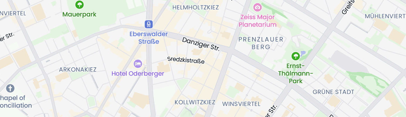 Karte mit dem ungefähren Standort
