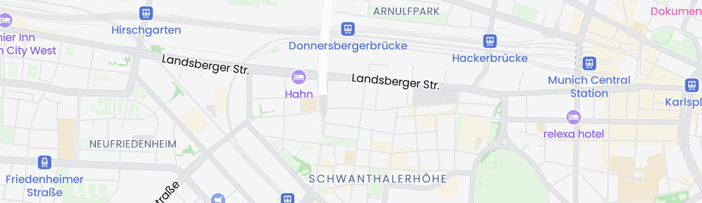 Karte mit dem ungefähren Standort
