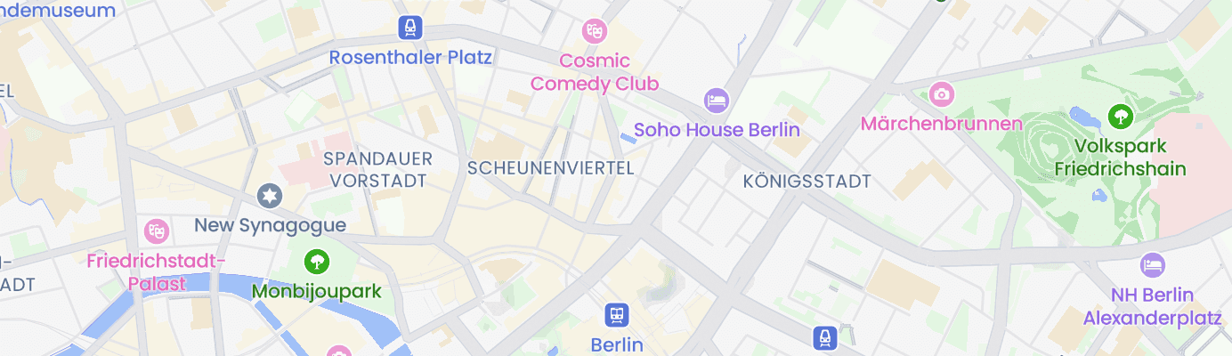 Karte mit dem ungefähren Standort