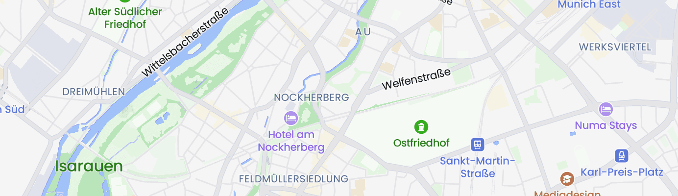 Karte mit dem ungefähren Standort