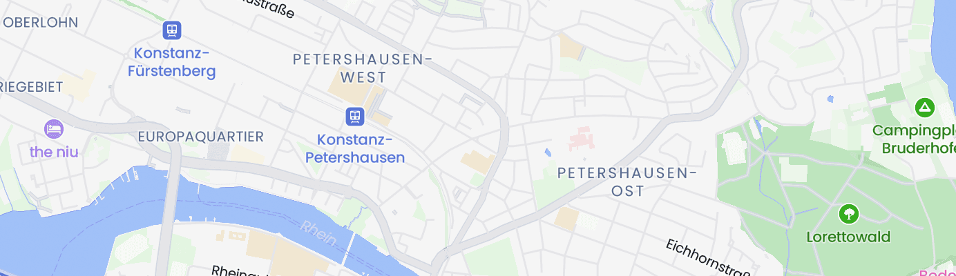 Karte mit dem ungefähren Standort