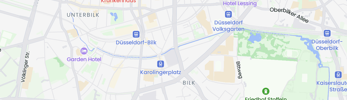 Karte mit dem ungefähren Standort