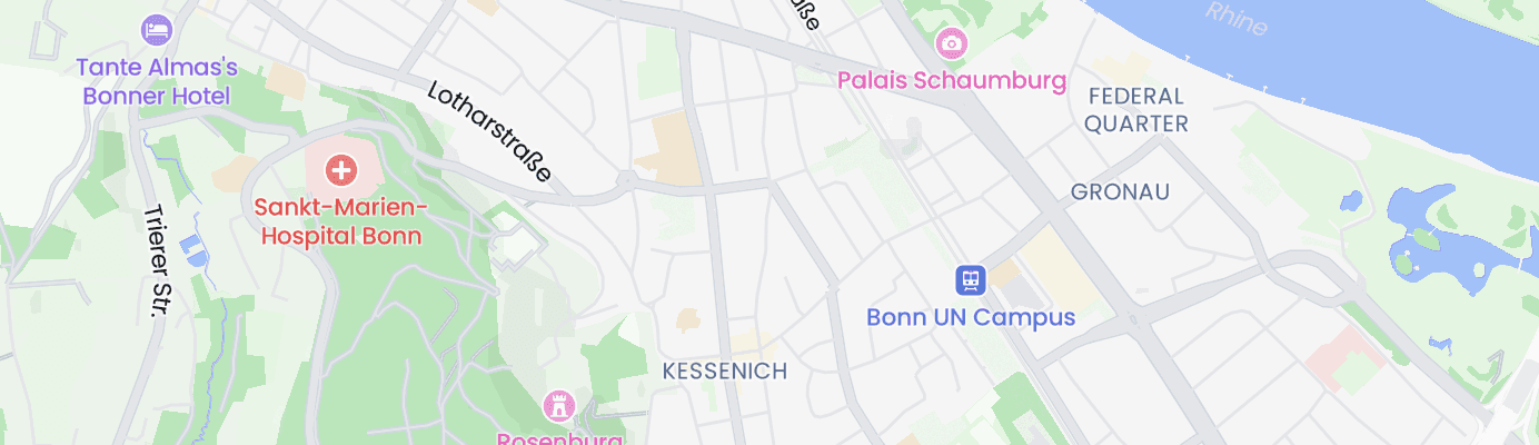 Karte mit dem ungefähren Standort