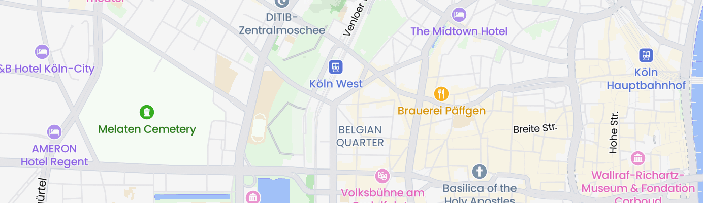 Karte mit dem ungefähren Standort