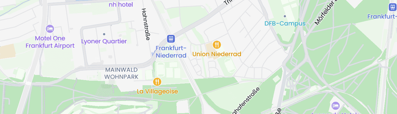 Karte mit dem ungefähren Standort