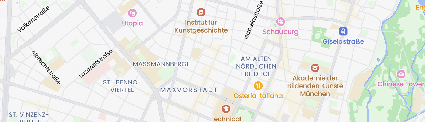 Karte mit dem ungefähren Standort