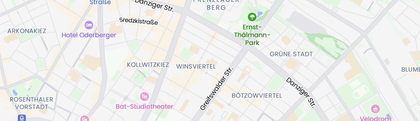 Karte mit dem ungefähren Standort