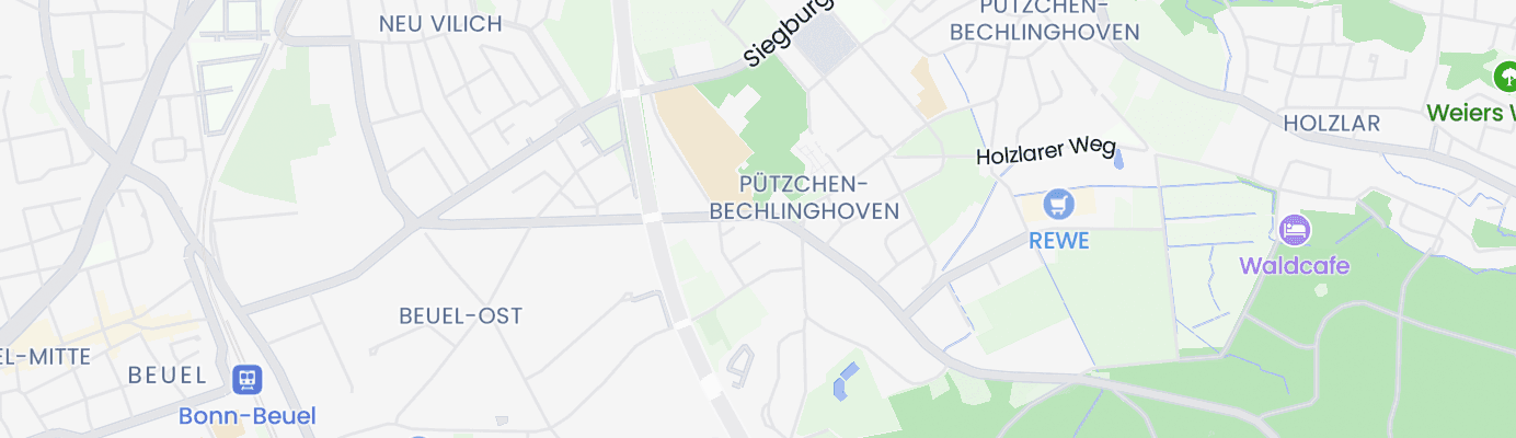 Karte mit dem ungefähren Standort