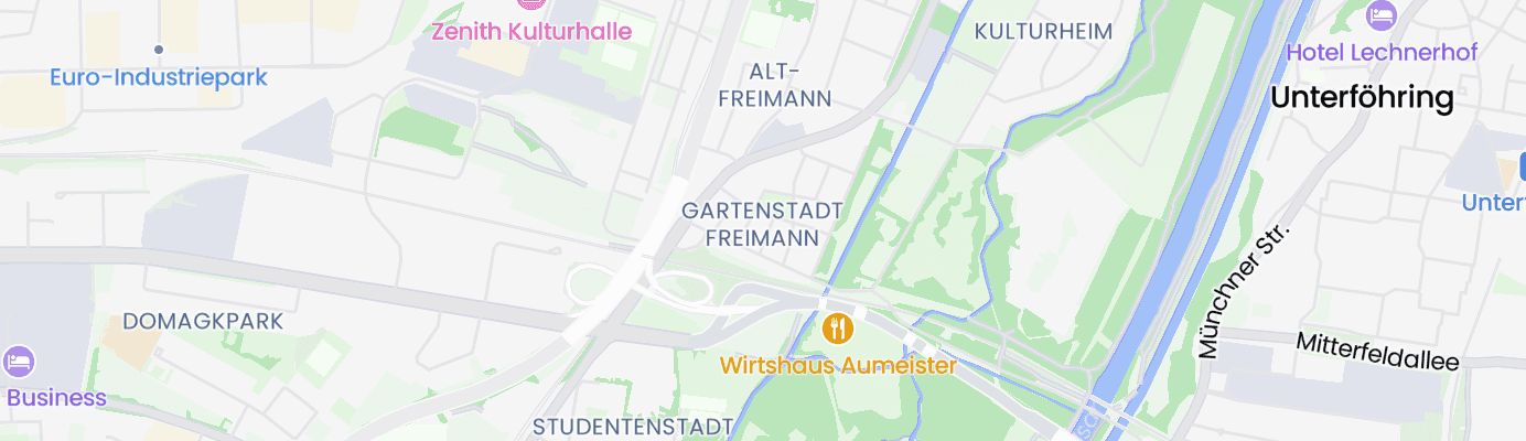 Karte mit dem ungefähren Standort