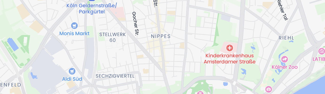 Karte mit dem ungefähren Standort
