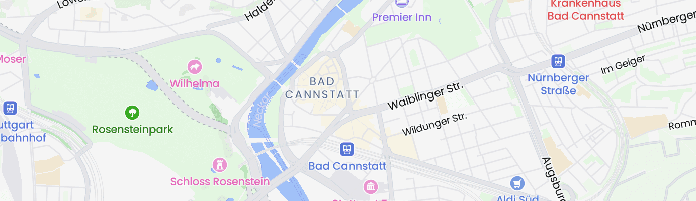 Karte mit dem ungefähren Standort