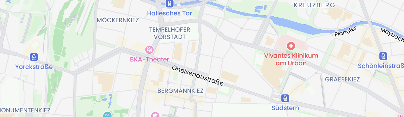 Karte mit dem ungefähren Standort