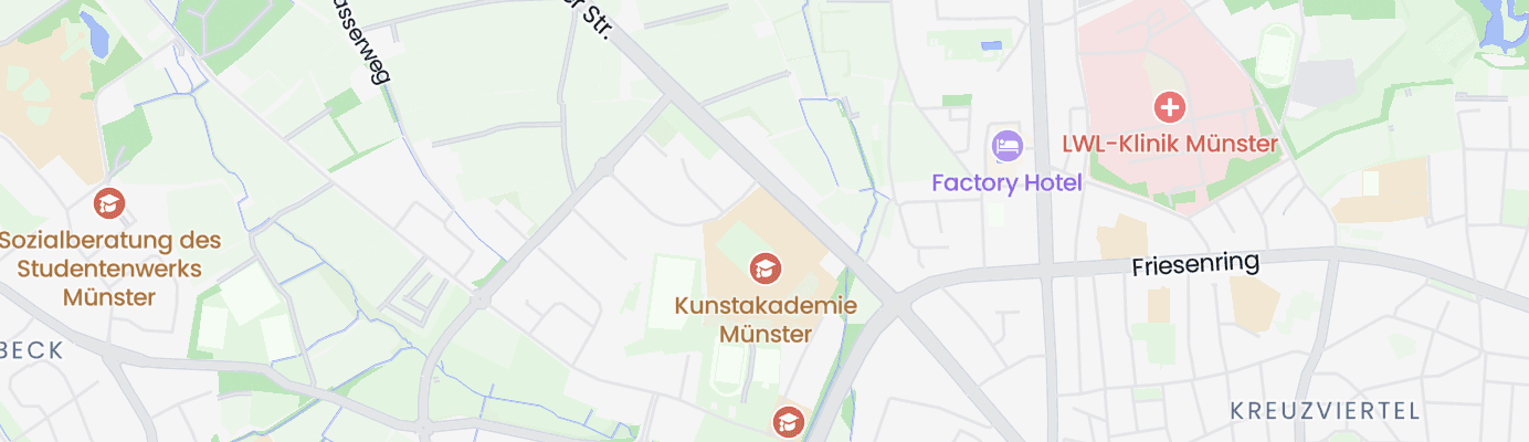 Karte mit dem ungefähren Standort