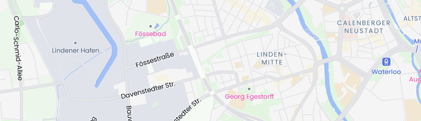 Map showing the approximate location