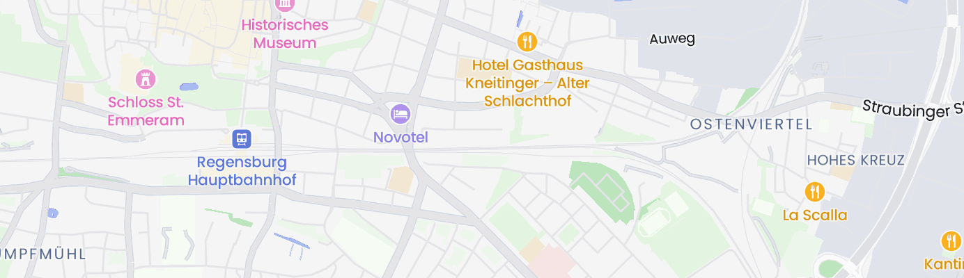 Karte mit dem ungefähren Standort