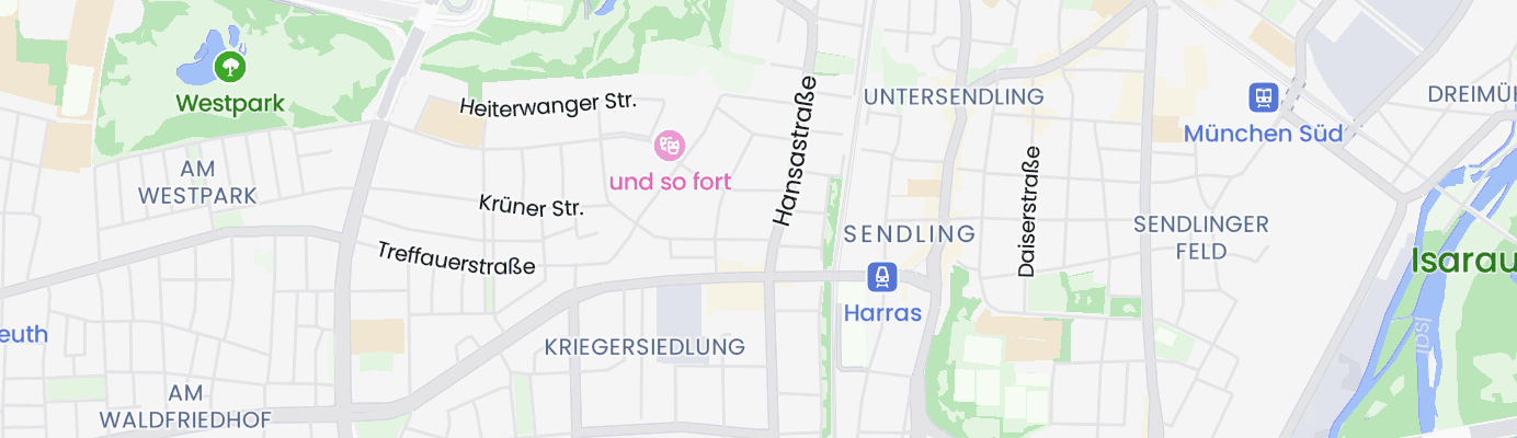 Karte mit dem ungefähren Standort