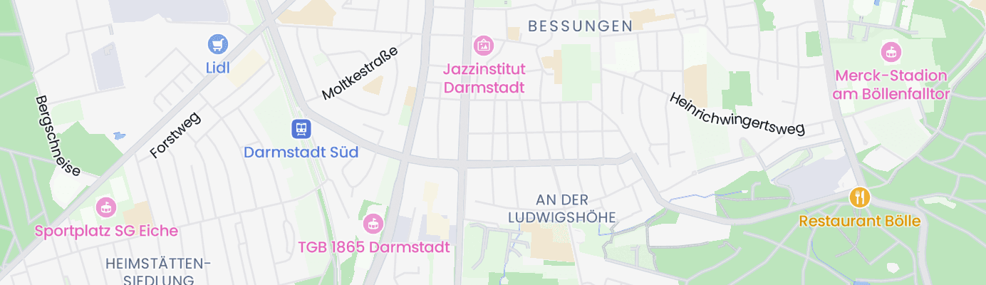 Karte mit dem ungefähren Standort