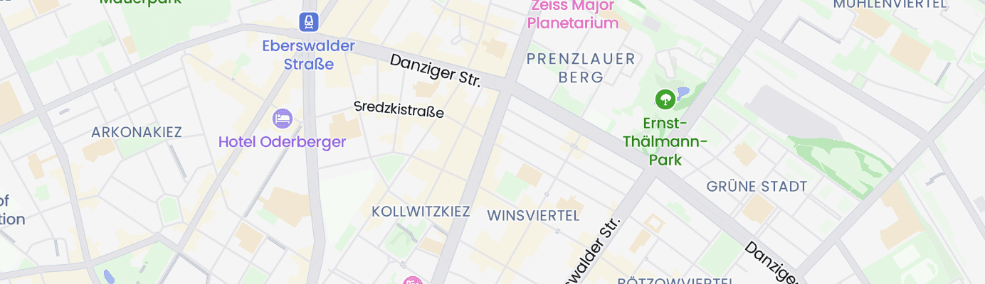 Karte mit dem ungefähren Standort