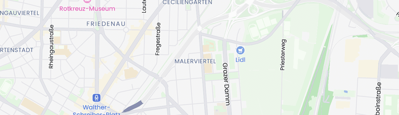 Karte mit dem ungefähren Standort