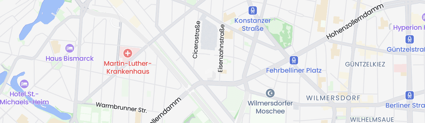 Karte mit dem ungefähren Standort