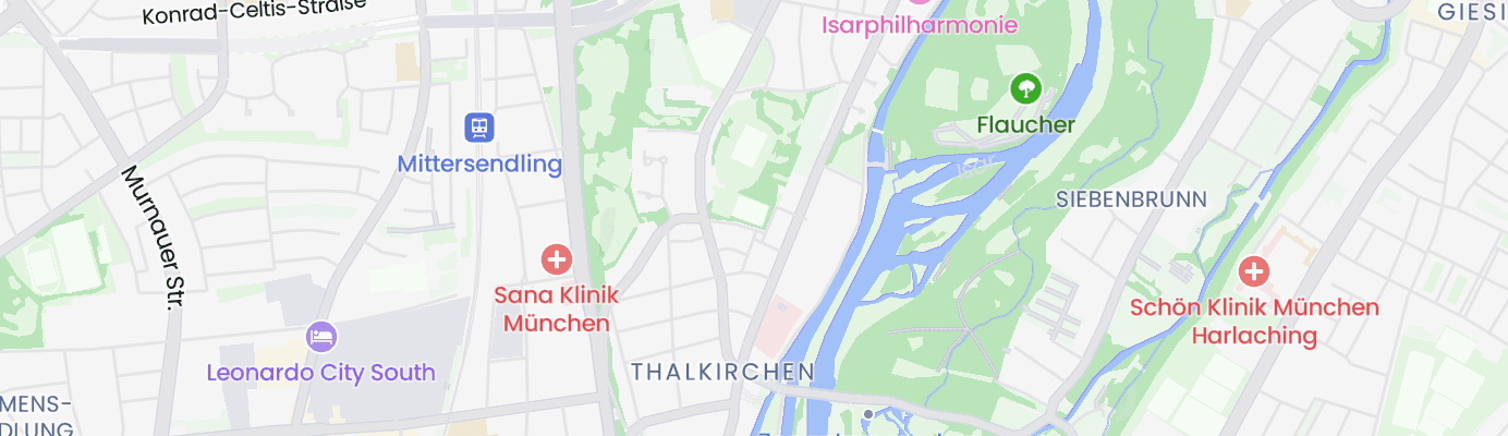 Karte mit dem ungefähren Standort