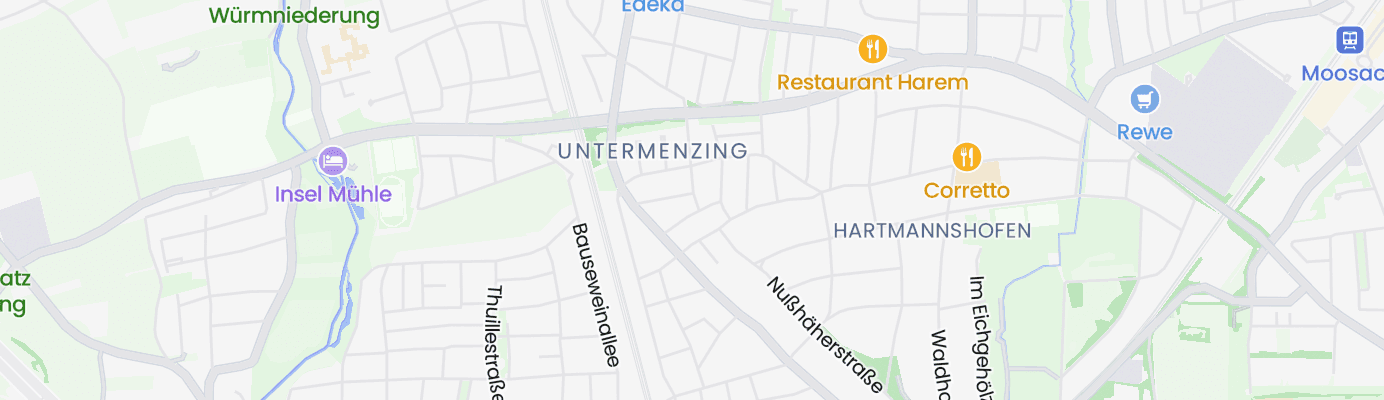 Karte mit dem ungefähren Standort