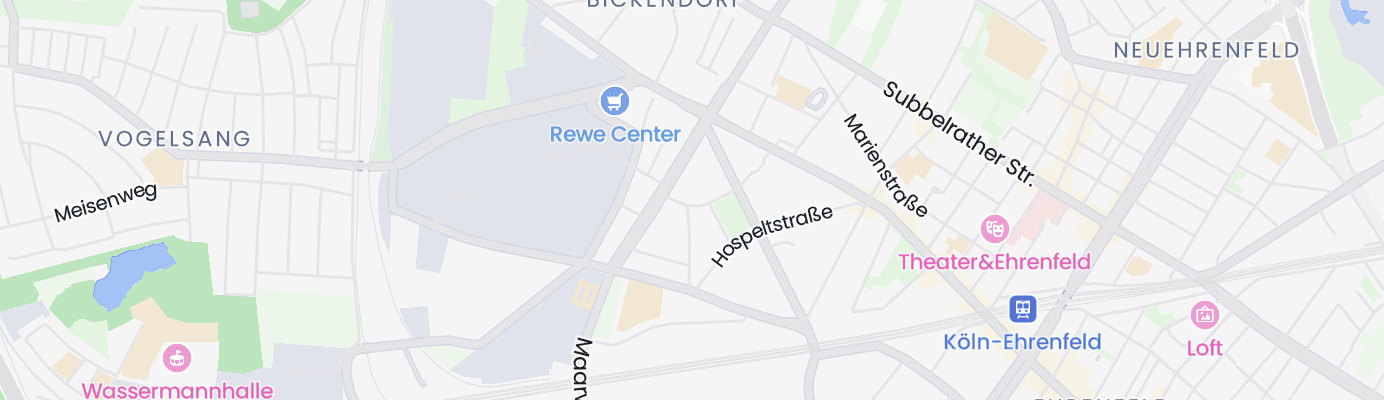 Karte mit dem ungefähren Standort