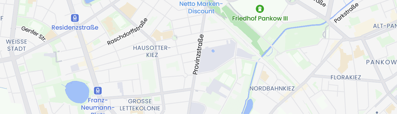 Karte mit dem ungefähren Standort
