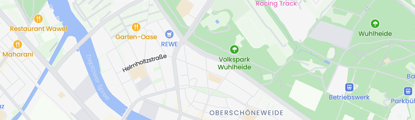 Karte mit dem ungefähren Standort