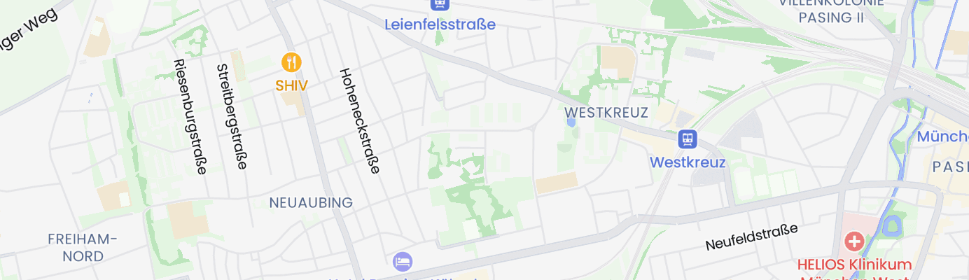 Karte mit dem ungefähren Standort