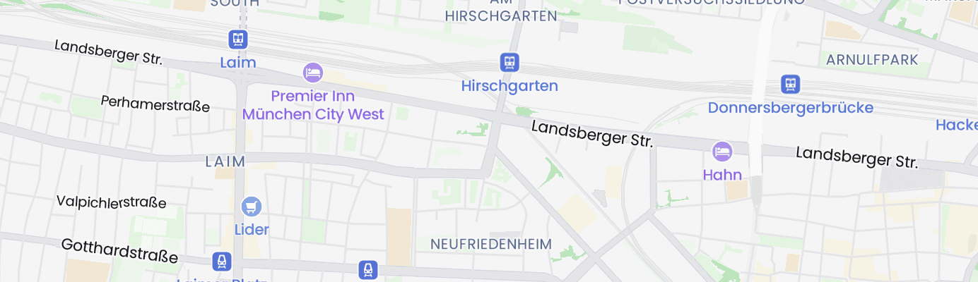 Karte mit dem ungefähren Standort