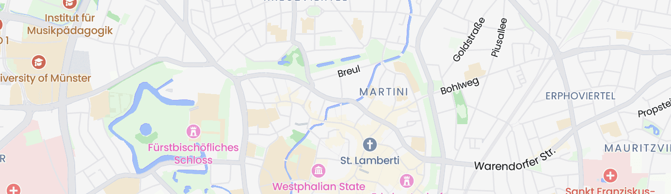 Karte mit dem ungefähren Standort