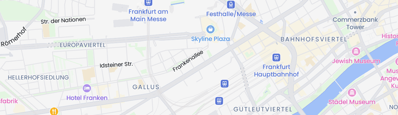 Karte mit dem ungefähren Standort