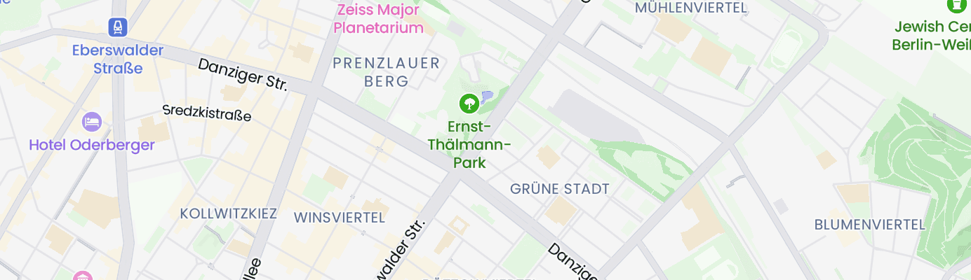 Karte mit dem ungefähren Standort