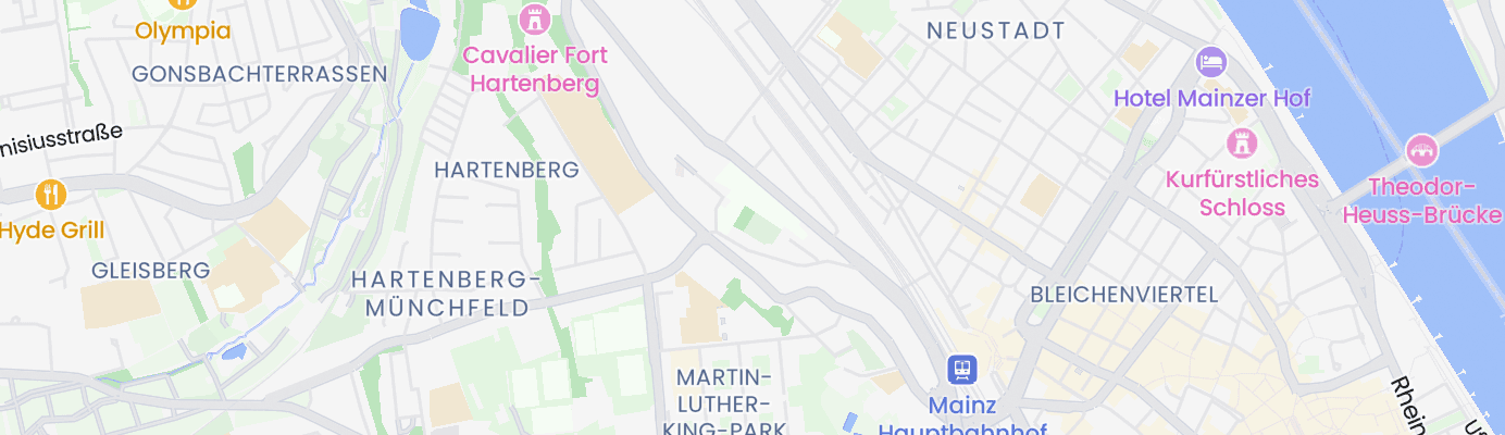 Karte mit dem ungefähren Standort