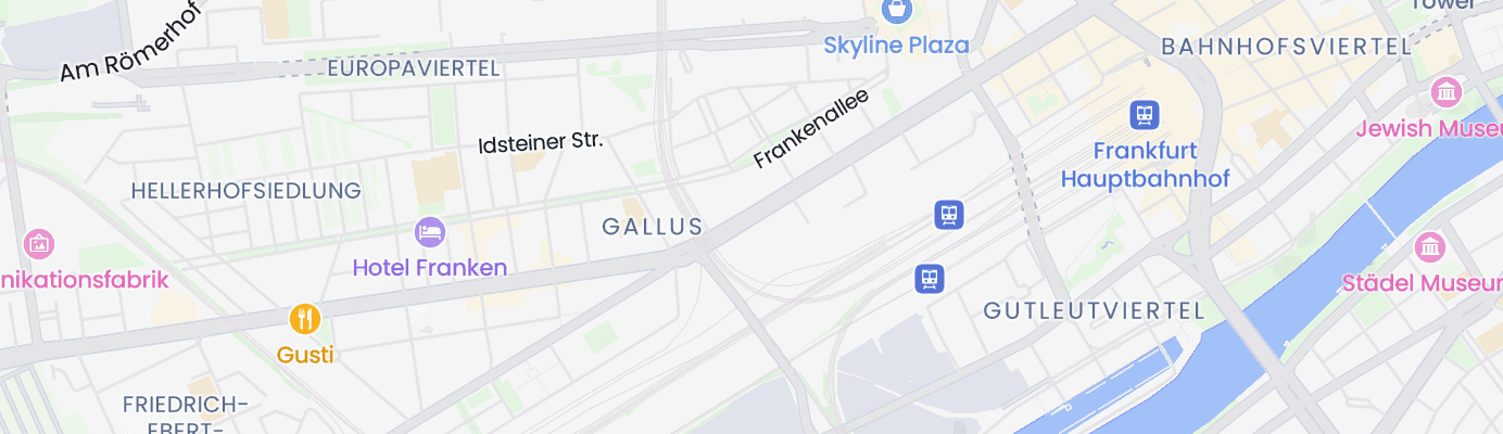 Karte mit dem ungefähren Standort