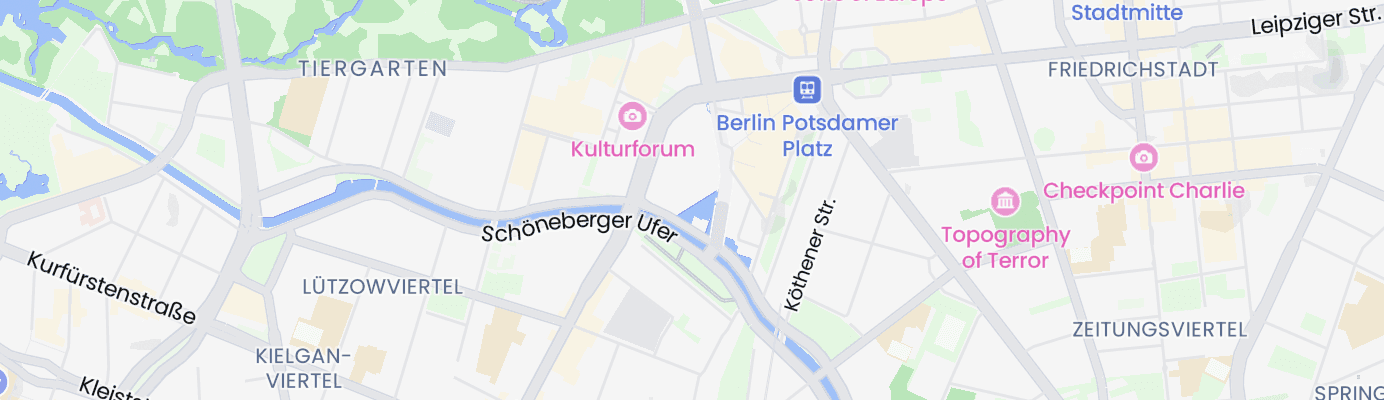 Map showing the approximate location