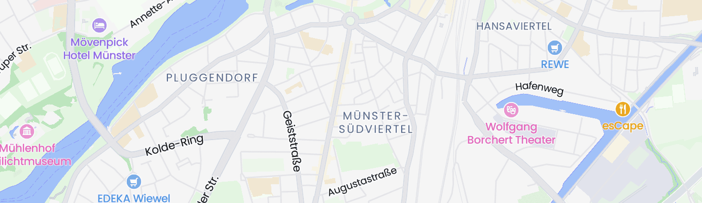 Karte mit dem ungefähren Standort