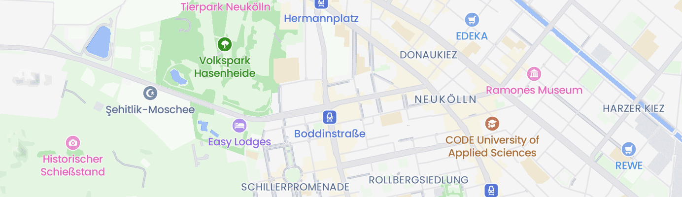 Karte mit dem ungefähren Standort
