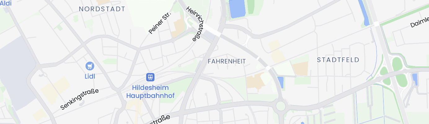 Karte mit dem ungefähren Standort
