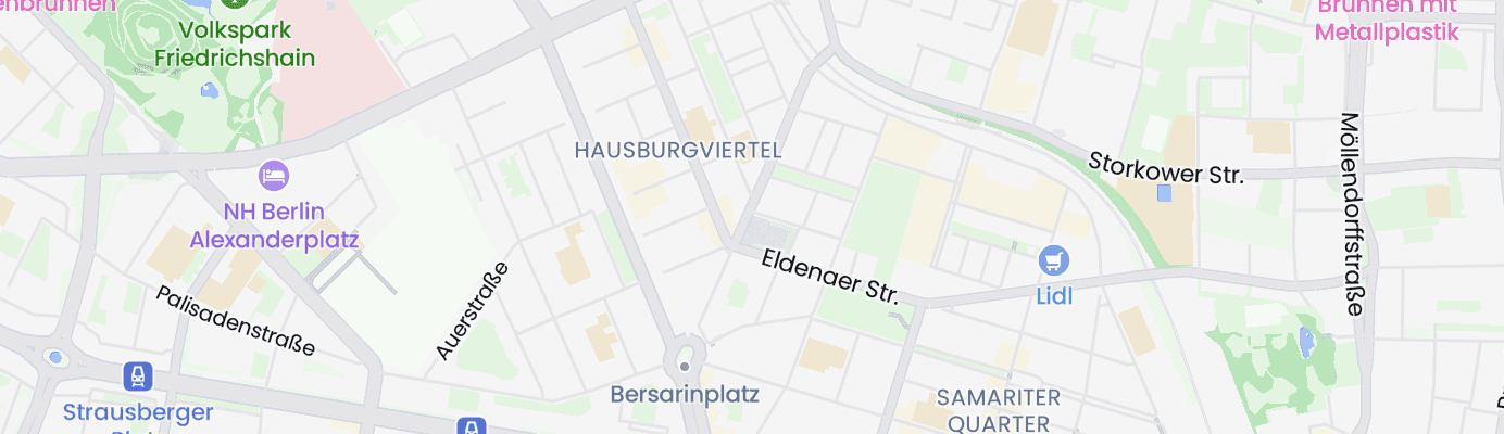 Karte mit dem ungefähren Standort