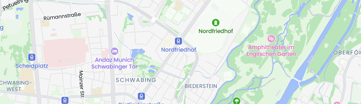 Karte mit dem ungefähren Standort