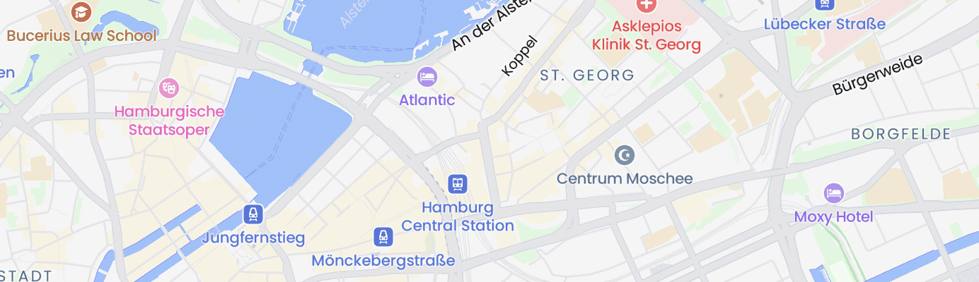 Karte mit dem ungefähren Standort