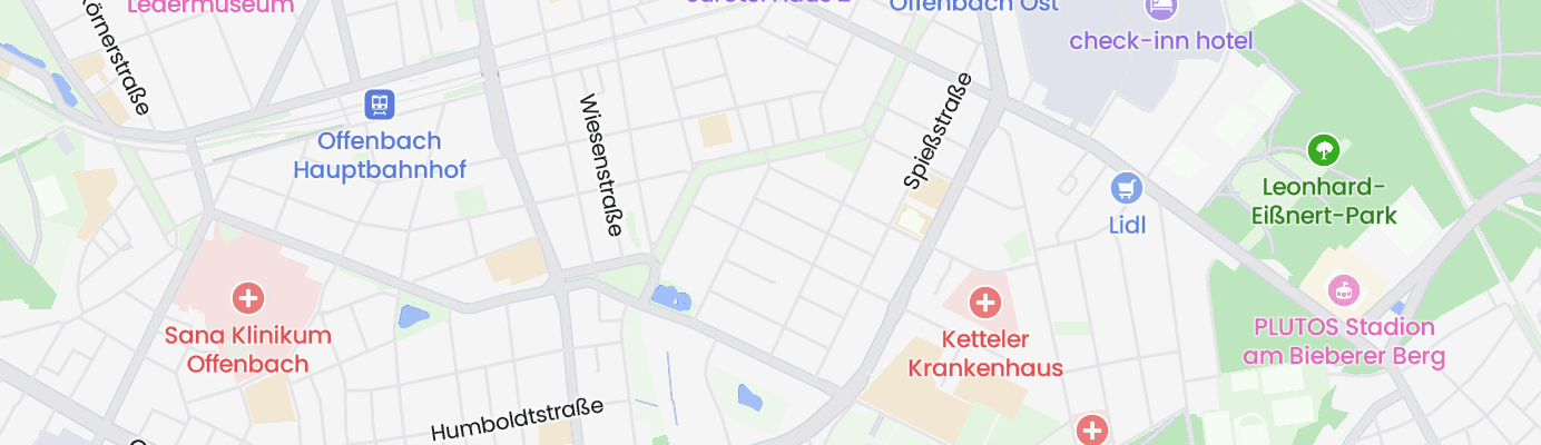 Karte mit dem ungefähren Standort