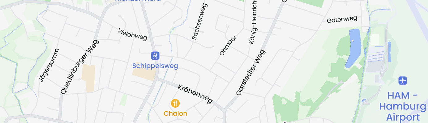 Karte mit dem ungefähren Standort