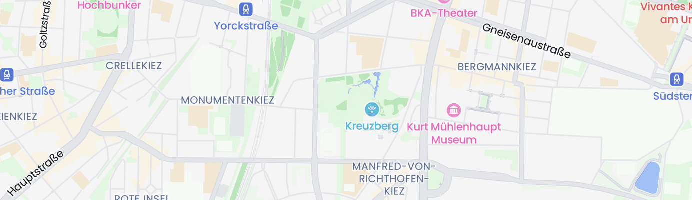Karte mit dem ungefähren Standort